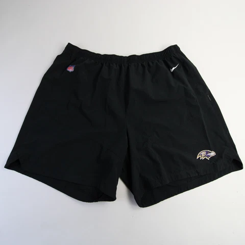 Baltimore Ravens Nike NFL On Field Apparel Athletic Shorts Men's Black Used Cover
