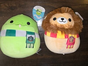 Peluche Squishmallow Kellytoy Harry Potter Slytherin Serpiente Gryffendor 8" Nuevo - Imagen 1 de 20