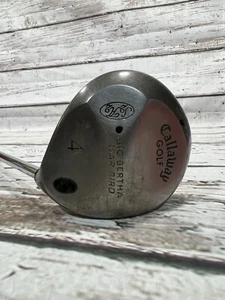 Callaway Golf Big Bertha War Bird 4 Wood Memphis 10 Uniflex Steel RH Golf Club - Picture 1 of 11