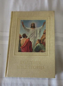 Beautiful Bible Stories, Illustrated, Hardcover 1940 The John A. Hertel Co. - Picture 1 of 7