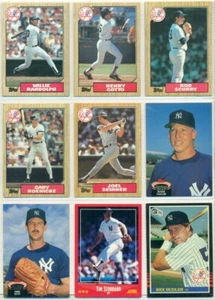 MLB-LOTE DE BÉISBOL-SANKEES DE NUEVA YORK-71 CARTAS DIFERENTES-COTTO+STODDARD+SODERHOLM - Imagen 1 de 8