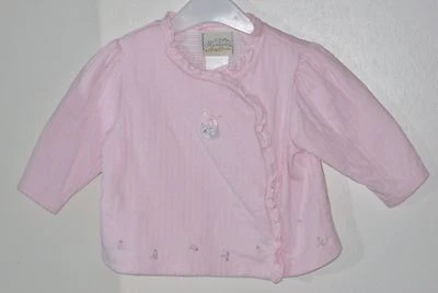 Prendas para el torso HEIRLOOMS by POLLY FLINDERS Talla 0-3 Meses Rosa Manga Larga ~ Camisa Foto 1 de 2