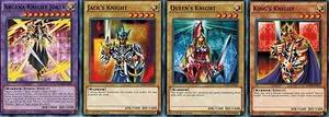 ARCANA-RITTER-JOKER Fusion Set: Buben_ King's_Queen's-knight YUGIOH 1. Muto - Bild 1 von 1
