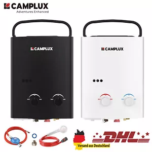 CAMPLUX 5L 10 kW Gasdurchlauferhitzer LPG Warmwasserbereiter mit Duschkopf kit - Bild 1 von 21