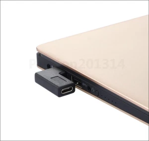 90 Right/Left Angled USB 3.1 Type-C Male to Female Extension Adapter for Laptop - Picture 1 of 1