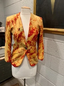 Christian Dior Tie Dye Blazer Vintage (S) - Picture 1 of 11
