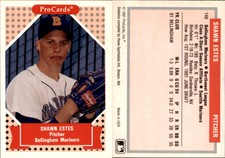 Shawn Estes 1991 Classic Best Bellingham Mariners #29 Card *AutographDen*