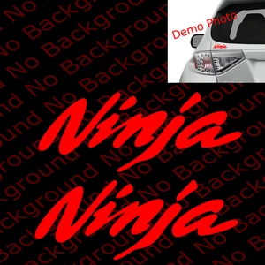 2 Pcs x NINJA Vinyl Die Cut Decal for Car Window Motor Cycle Fuel Tank CM007 - Picture 1 of 6
