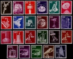 Berlin ex 494 - 672, Industrie + Technik 23 Werte komplett ** #a292 - Picture 1 of 1