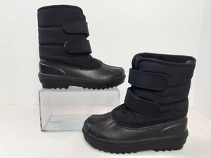 The Children's Place Black Snow Boots Toddlers Size 13 Lined Waterproof 525 - Picture 1 of 10