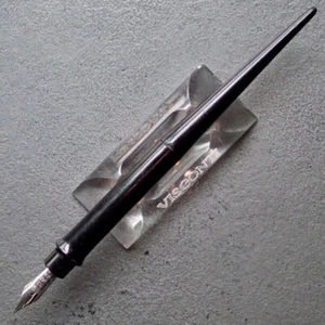 Serviced SHEAFFER DESK Fountain Pen•Lever Fill•Onyx•WASP 233 M Nib•FREE US Ship - Picture 1 of 5