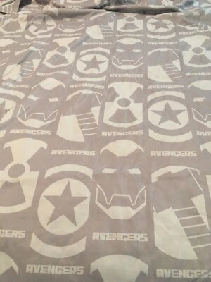 Лист плоский двойной Marvel Kids Avengers Assemble Franco полиэстер серый материал  - Изображение 1 из 2