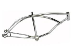 Neuf Chrome 20" Cadre de vélo Lowrider Cruiser Bikes - Photo 1 sur 1