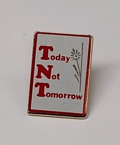 Today Not Tomorrow Lapel Tack Pin - Picture 1 of 5