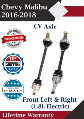Новые оригинальные передние оси CV для 2016–2018 Chevy Malibu 1,8 л гибридная пожизненная гарантия - Изображение 1 из 4