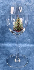 Albero di Natale Vintage 8” Vino Grande 16 oz Vetro Raro - Foto 1 di 5