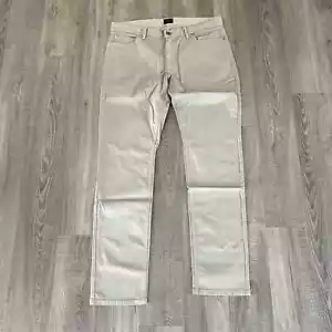 Brioni Men's Khaki Cotton Stretch Garment Dye Straight Trousers SN Meribel - 38 - Picture 1 of 11