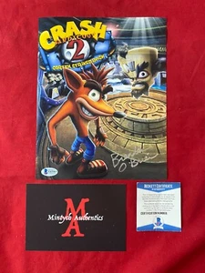 BRENDAN O'BRIEN AUTOGRAPHED SIGNED 8x10 PHOTO! CRASH BANDICOOT! BECKETT COA! - Picture 1 of 1