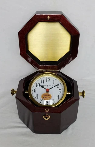 Howard Miller 645-187 Chronometer Weather Maritime Shelf Table Desk Alarm Clock Cover