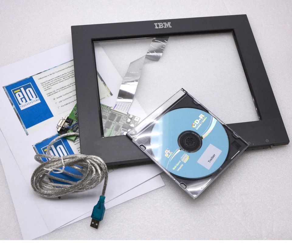 12" 30,8cm INFRAROT IR TOUCHSCREEN PANEL INFRARED IBM D47455-000 716174000 #M75 - Image 1 of 1