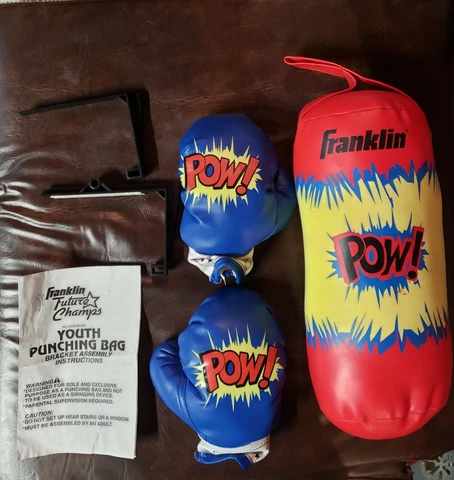 Franklin Sports Vintage  Kids Punching Bag Boxing Cover