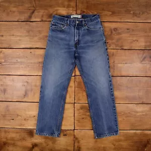 Vintage Levis 505 Jeans 32 x 30 Medium Wash Straight Blue Red Tab Denim - Picture 1 of 9