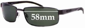 Lenti di ricambio per occhiali da sole SFx adatte a Bolle JWalker - larghezza 58 mm - Foto 1 di 31