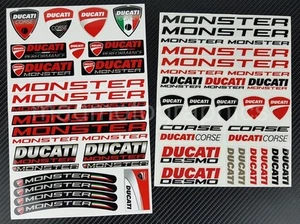 Juego de calcomanías de motocicleta Monster R 821 696 1200 1100 54 pegatinas laminadas Ducati - Imagen 1 de 9