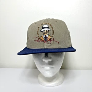 Gorra Original Panama Jack Marrón y Azul Snapback EE. UU. De Colección - Imagen 1 de 10