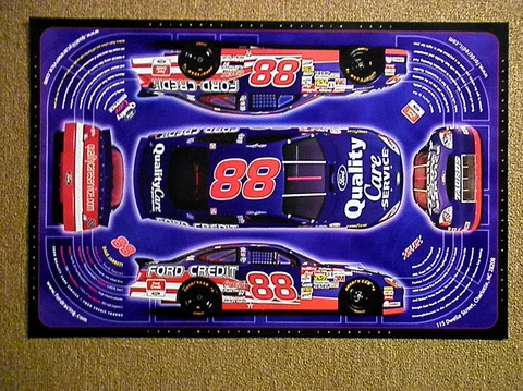NASCAR POSTER DALE JARRETT    FORD RACE CAR    -  NUMBER 88 - 1999 Cover