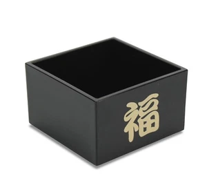 Caja Compartimento Masu Negra - Medida de Arroz Japonés Estándar, Caja de Condimentos 0.18l - Imagen 1 de 2
