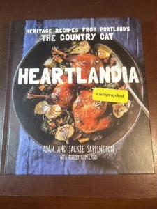 Adam Sappington Heartlandia Heritage Recipes Cookbook 2015 Autographed Chef - Picture 1 of 10