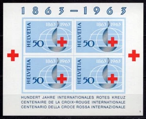 #592 - Schweiz - Roter Kreuzbogen, 1963 - postfrisch (** postfrisch) - Bild 1 von 2