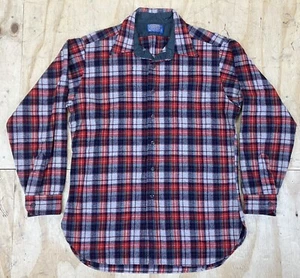 Vintage PENDLETON Made in USA karierte Wolle Langarm SHIRT Herren Large - Bild 1 von 10