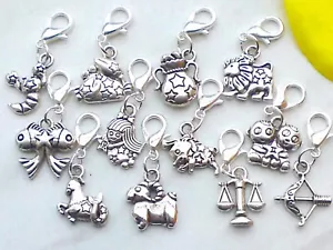 Charms Anhänger STERNZEICHEN Charm Horoskop Tierkreiszeichen für Armband Kette - Bild 1 von 14