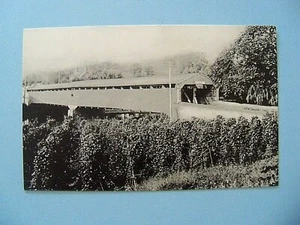 Vintage Theodore Burr Covered Bridge Society Engleside Bridge Lancaster Co. Penn - Bild 1 von 2