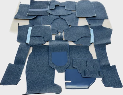 Porsche 911 912 65-73 Targa Stock Replacement Charcoal Grey Felt Carpet Set - Image 1 of 4