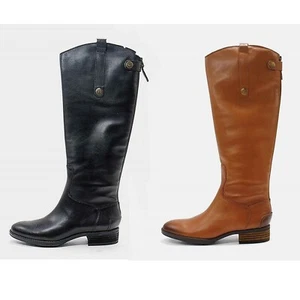 Botas de montar para mujer Sam Edelman Penny de cuero - Imagen 1 de 9