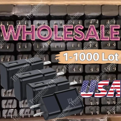 Venta al por mayor Adaptador de corriente de bloque de cargador de pared USB rápido adaptable a granel para Samsung LG Foto 1 de 4