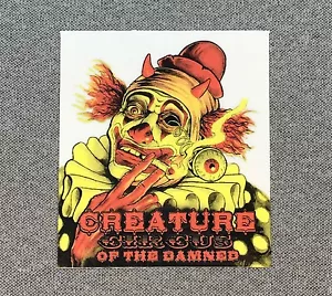 CREATURE Circus Of The Damned Skateboard Sticker 3,8 Zoll CRE1 - Bild 1 von 1
