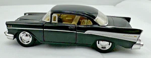 Chevy Belair Bel Air 1957 kinsmart Coupe Pull-Back Toy Car Green - Picture 1 of 7