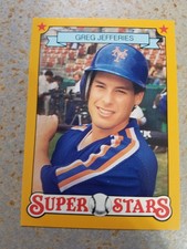 Gregg Jefferies New York Mets #10 Super Stars Pacific Cards RARE Oddball NM