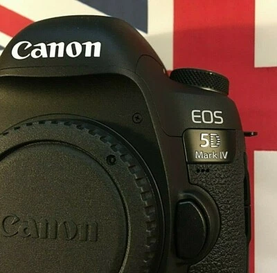 Canon EOS 5D Mark IV DSLR Camera Body Only 2yr Warranty - Image 1 of 4