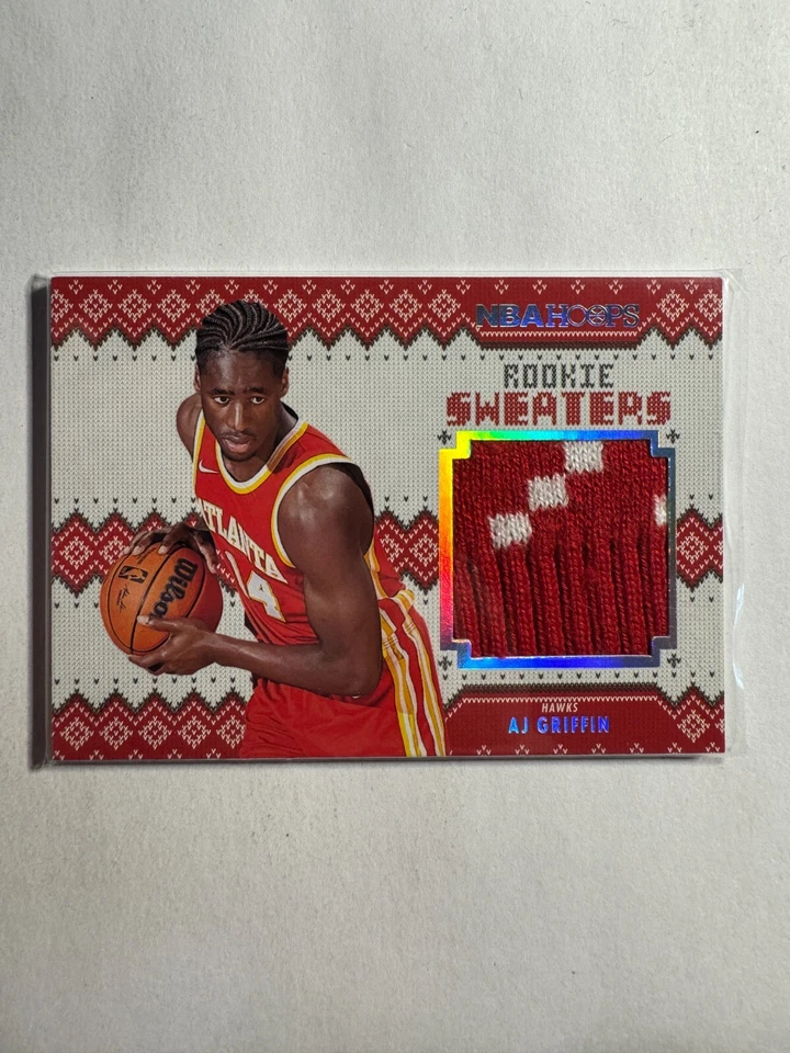 K300,889 - 2022-23 Hoops Rookie Sweaters #16 AJ Griffin - Image 1 of 1