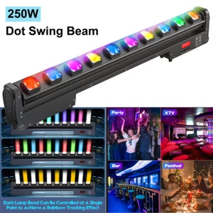 Luz de cabeza móvil oscilante de puntos 250 W 10 luces de lavado de pared de escenario DMX RGBW - Imagen 1 de 5