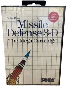 Missile Defence 3-D 3D - SEGA Master System Video Game PAL **FAST P&P** - Picture 1 of 13