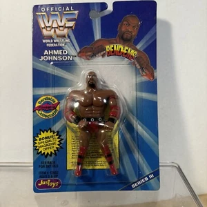 WWF WWE Superstars Justoys Bend-Ems Serie 3 Ahmed Johnson NXT AEW ECW WCW TNA  - Bild 1 von 3