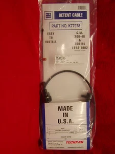 TH700R4 2004R 4L60 TRANSMISSION OE STYLE THROTTLE PRESSURE KICKDOWN CABLE K77978 - Picture 1 of 1