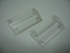 2 x Lego Windscreen Sloped 33° 3x6, Panel Sides [ 58181 ] Trans Clear ~ SL13 - Picture 1 of 3