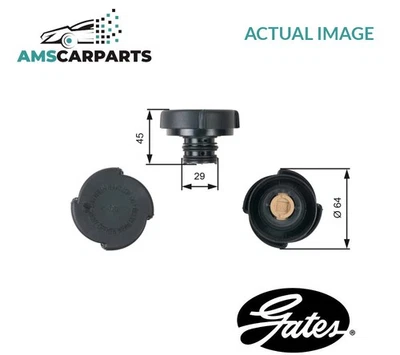 COOLANT EXPANSION TANK CAP RC204 GATES NEW OE REPLACEMENT - Image 1 of 4